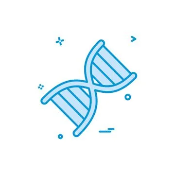 DNA icon design vector 스톡 일러스트