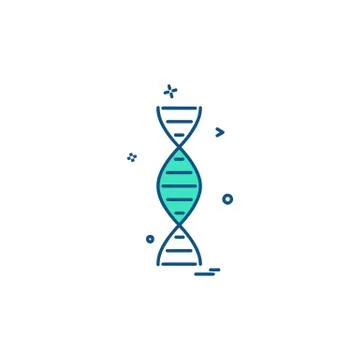 Dna icon design vector Stock-Illustration