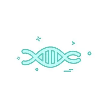 DNA icon design vector Stock-Illustration