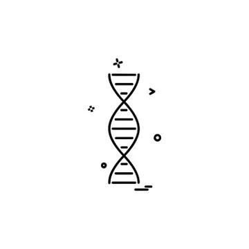 Dna icon design vector Stock-Illustration