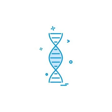 Dna icon design vector Stock-Illustration