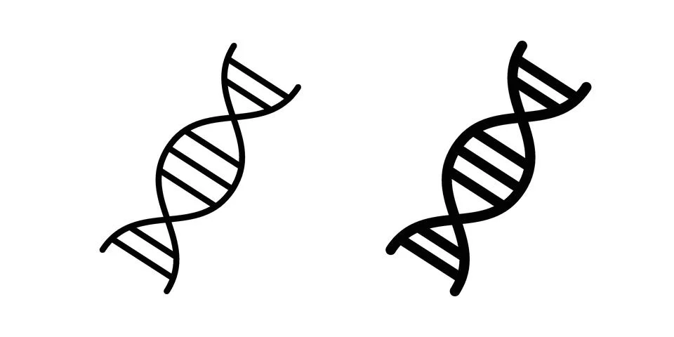 DNA icon graphic element. web icon set Stock Illustration