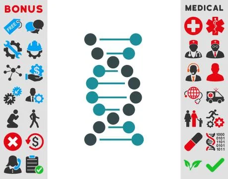 DNA Icon 스톡 일러스트