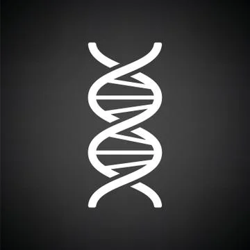 DNA icon Illustrazione stock