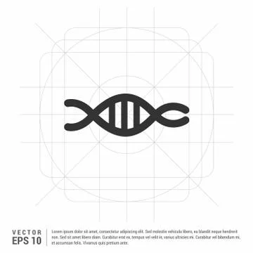 DNA icon Stock-Illustration