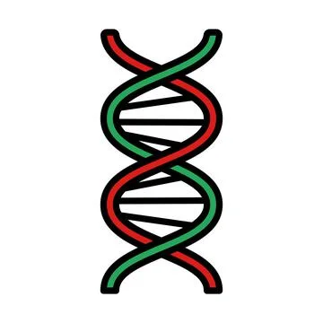 DNA Icon 스톡 일러스트