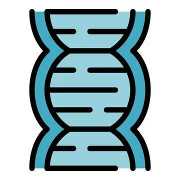 Dna icon vector flat 스톡 일러스트