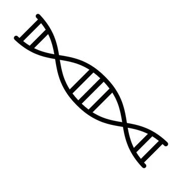 Dna icon vector 스톡 일러스트
