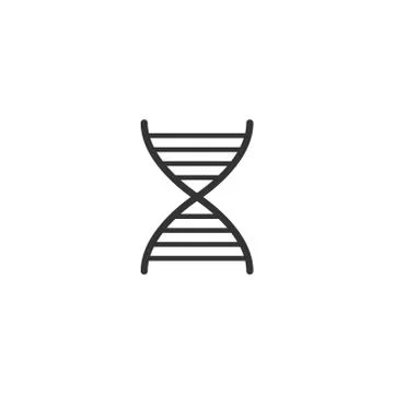 DNA icon. Vector illustration Illustrazione stock