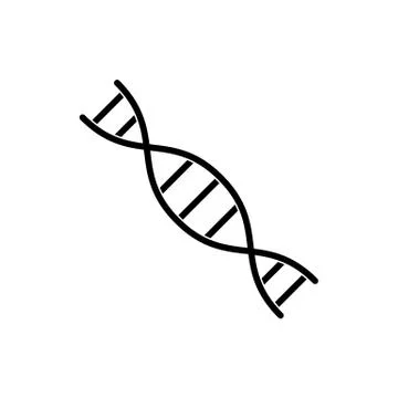 DNA icon. vector illustration Illustrazione stock