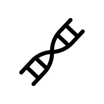 DNA icon vector. Modern simple flat life evolution sign isolated. Business, i Stock Illustration