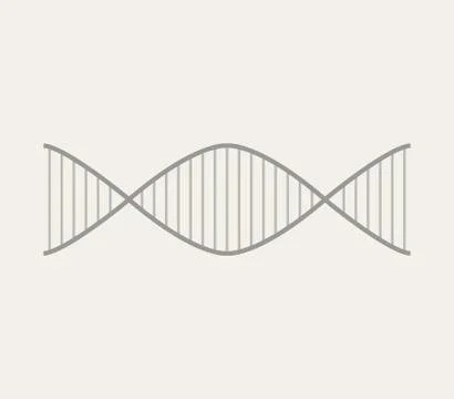 DNA icon on white background Stock Illustration