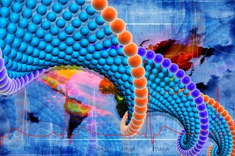 DNA Stock Illustration