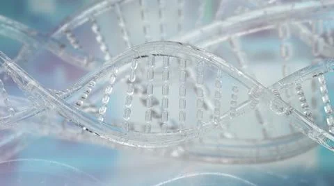 Dna image for education or sci concept 3d rendering Stockillustratie