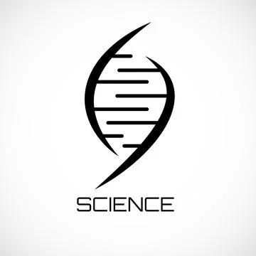 Dna Logo design. Vector template for science and medicine Illustration