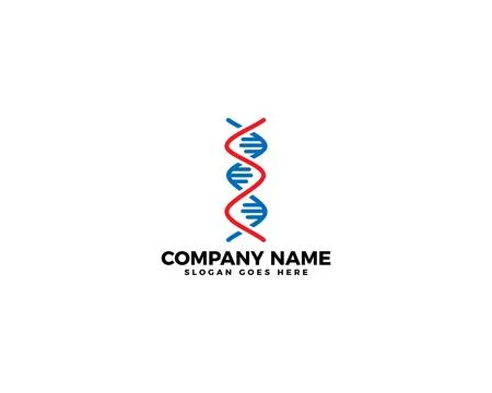 DNA Logo Icon Design Vector Stock Illustration