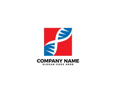 DNA Logo Icon Design Vector Illustrazione stock