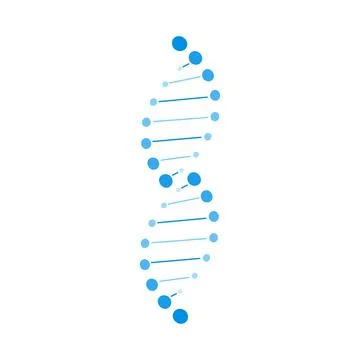 DNA logo icon. Structure molecule. 스톡 일러스트