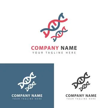 DNA logo Stock Illustration