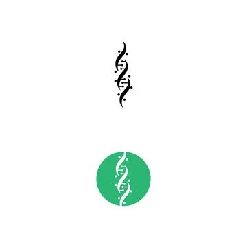 DNA Logo Template vector symbol Stock Illustration