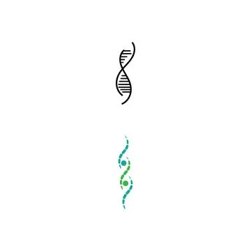 DNA Logo Template vector symbol Stock Illustration