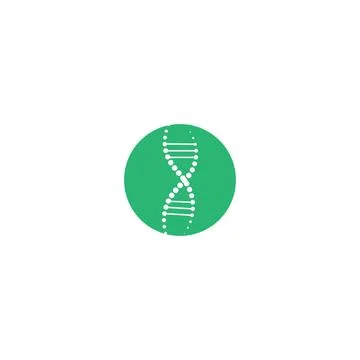 DNA Logo Template vector symbol 库存插图