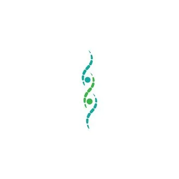 DNA Logo Template vector symbol Stock Illustration