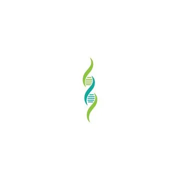 DNA Logo Template vector symbol 库存插图
