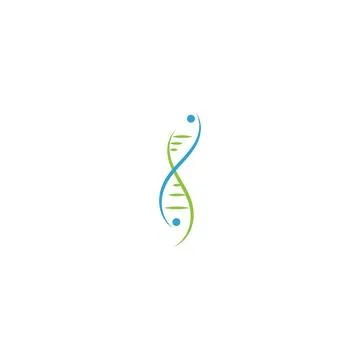 DNA Logo Template vector symbol Stock Illustration