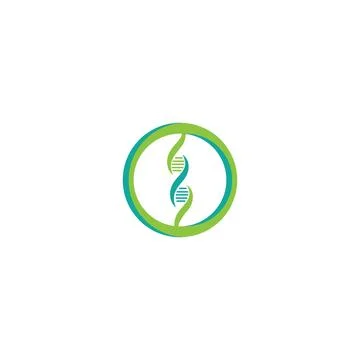 DNA Logo Template vector symbol Stock Illustration