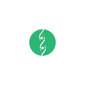 DNA Logo Template vector symbol Stock Illustration