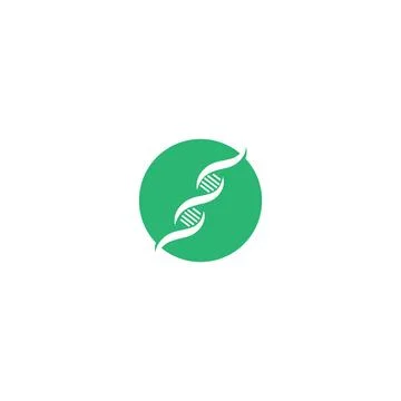 DNA Logo Template vector symbol 库存插图