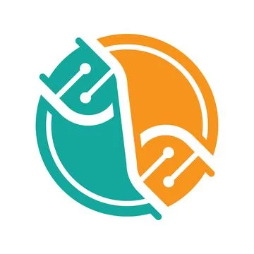 DNA Logo Vector Icon Design Stock Illustration