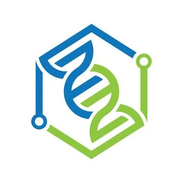 DNA Logo Vector Icon Design Stock Illustration