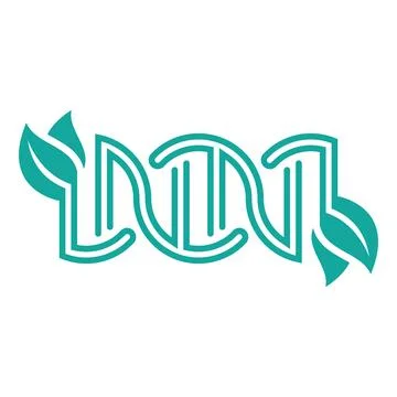 DNA Logo Vector Icon Design Stock Illustration