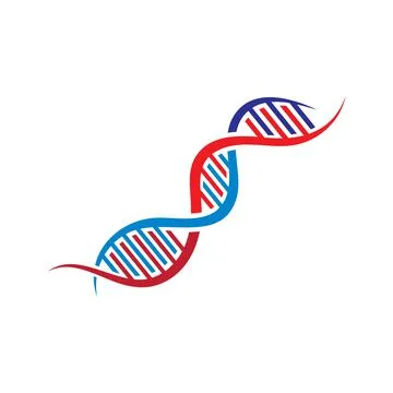 Dna logo vector illustration template イラスト素材