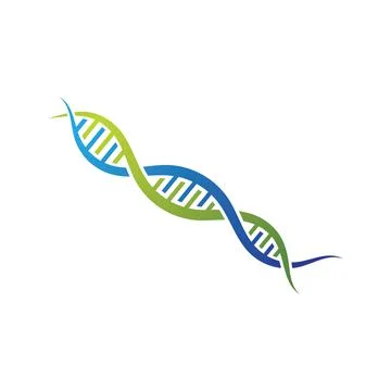 Dna logo vector illustration template Illustration