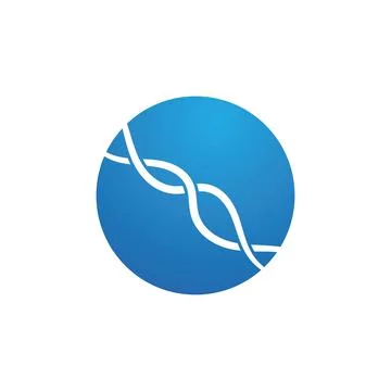 Dna logo vector illustration template Illustration