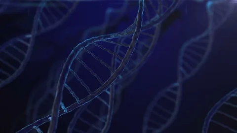 Dna Loop 3d animation Stock Footage 70128765