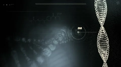 DNA, Looped Video Stockbeeldmateriaal 47932483
