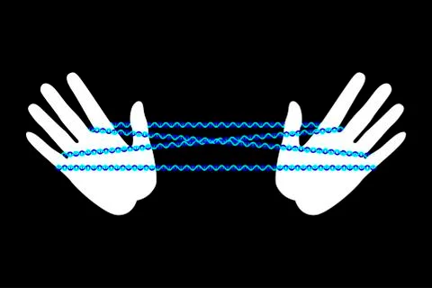 DNA manipulation concept. Genetic Engineering. DNA in the form of a thread fr Stockillustratie