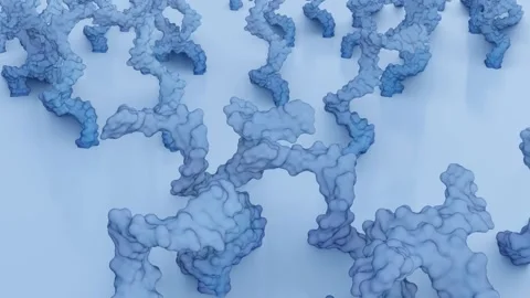 DNA microarray whose probe is the chemically synthesized oligo DNA Stock Footage 256624193