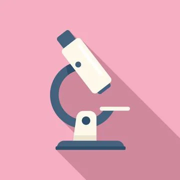 Dna microscope icon flat vector. Gmo food Stock Illustration