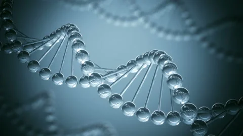DNA model - looped animation Stock Footage