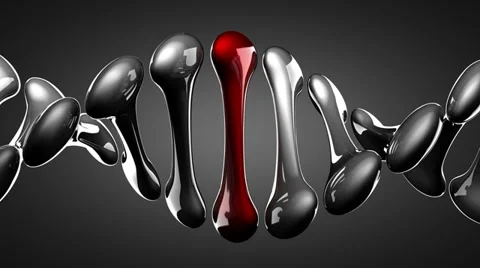 DNA model rotate Видео 35850814
