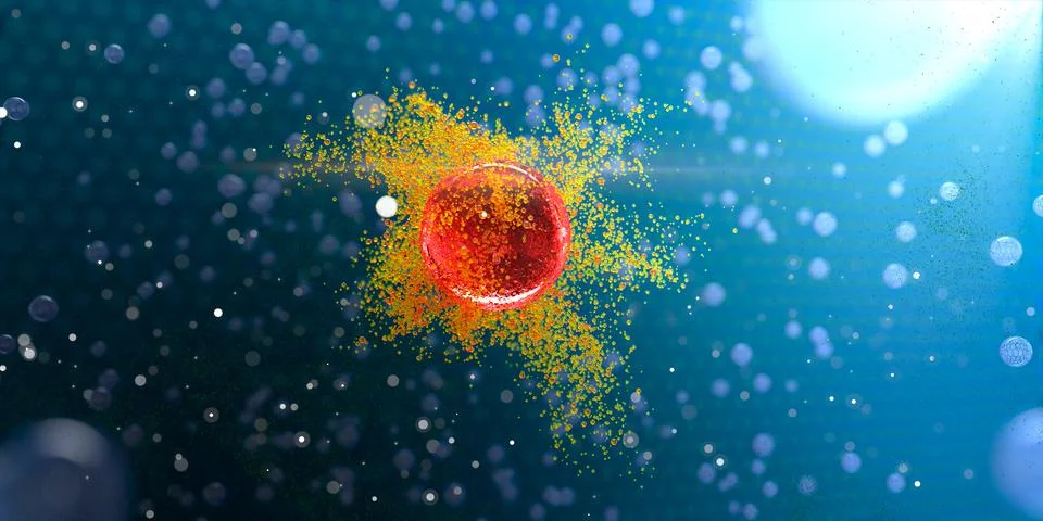 DNA Molecular CellPoint Stock Illustration
