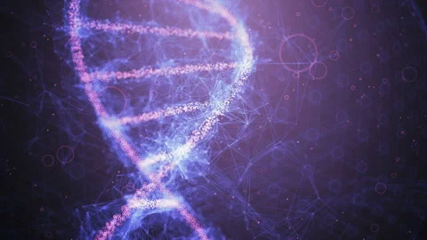 DNA Molecular Genetic Science Biotechnology Stock Footage