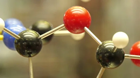 A DNA molecular structure for a microbiology study Stock Footage