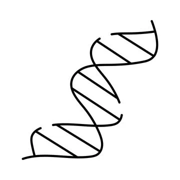 Dna molecule double helix structure biology concept 스톡 일러스트