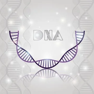 Dna molecule half circle structure pattern Illustrazione stock